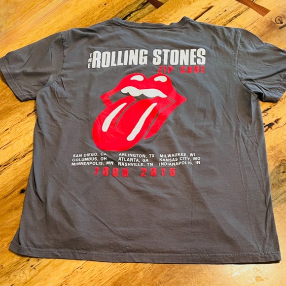 ROLLING STONES "STICKY FINGERS" Tour 2015 T-shirt XL - Picture 8 of 8